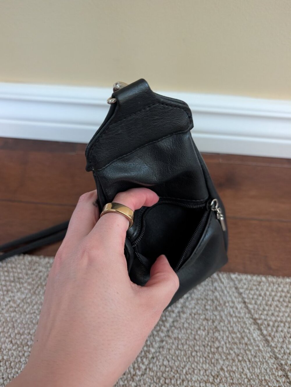MINI BACKPACK CROSSBODY VINTAGE Y2K BAG - Picture 4 of 5